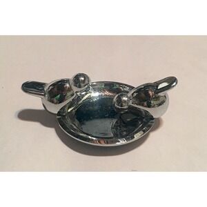 Umbra Birds Metal Chrome Trinket Dish Read Description